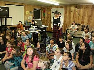 Carolyn and Students