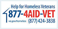 Help for Homeless Veterans - 1-877-424-3838